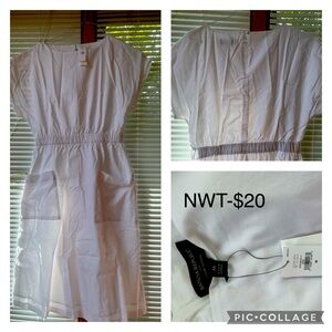 Banana Republic nwt White organic cotton dress